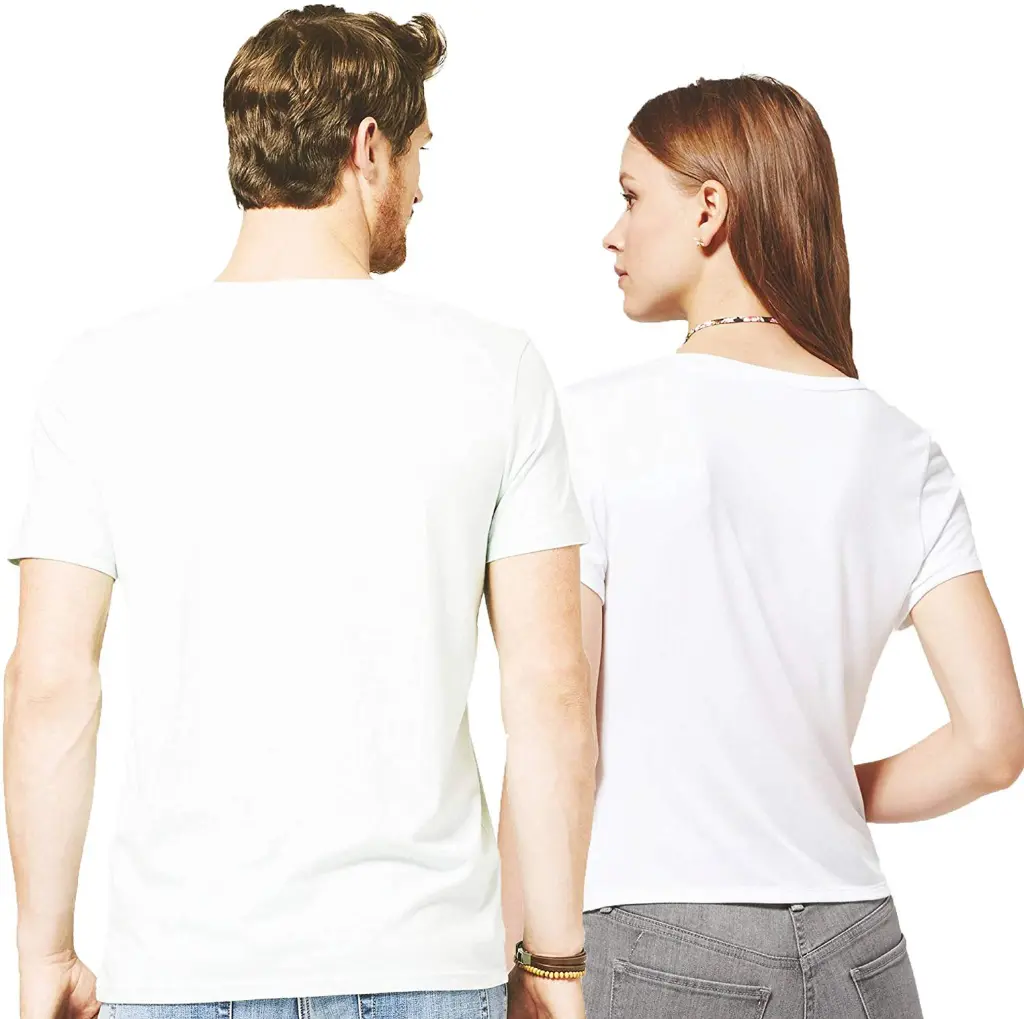 White couple t shirts