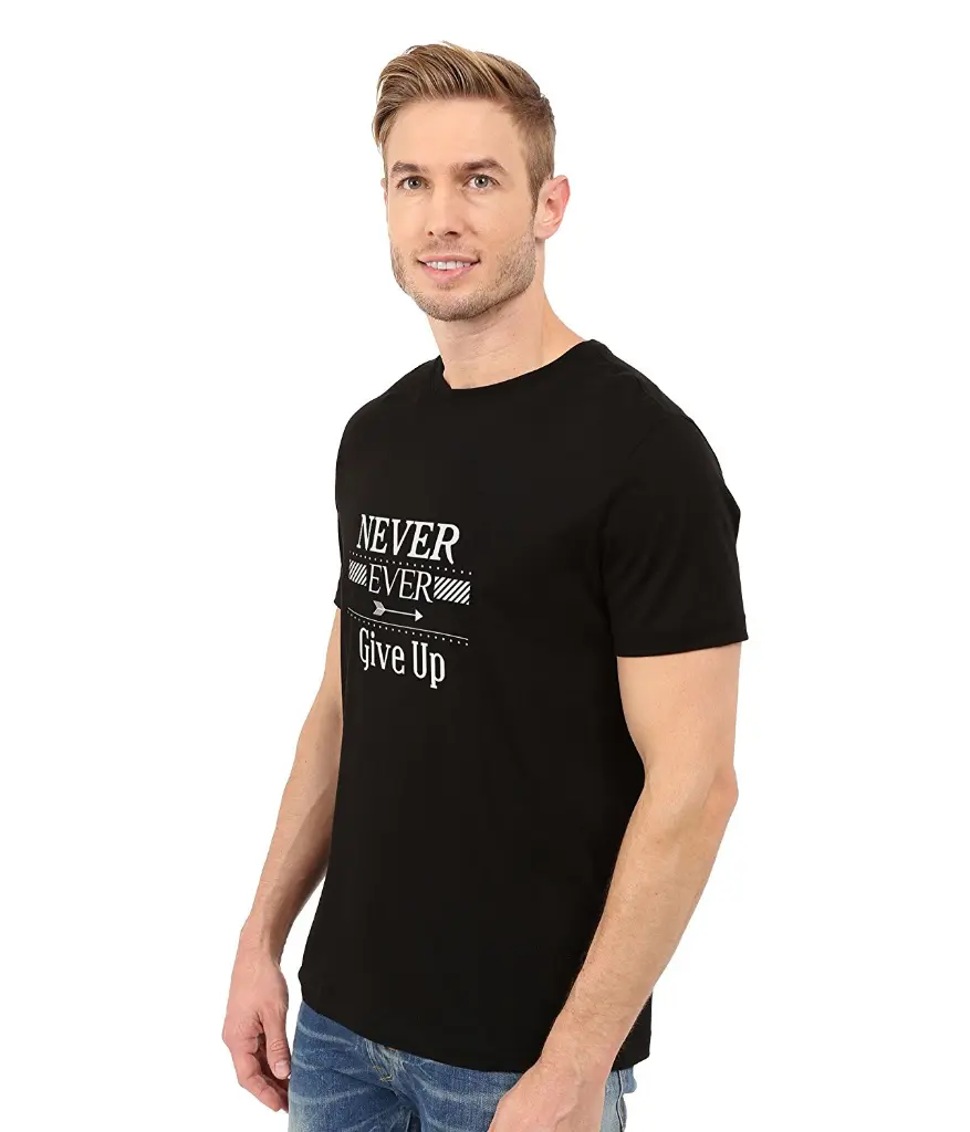 never ever give up  black color right.webp