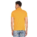 Golden yellow Polo neck T-shirts.webp