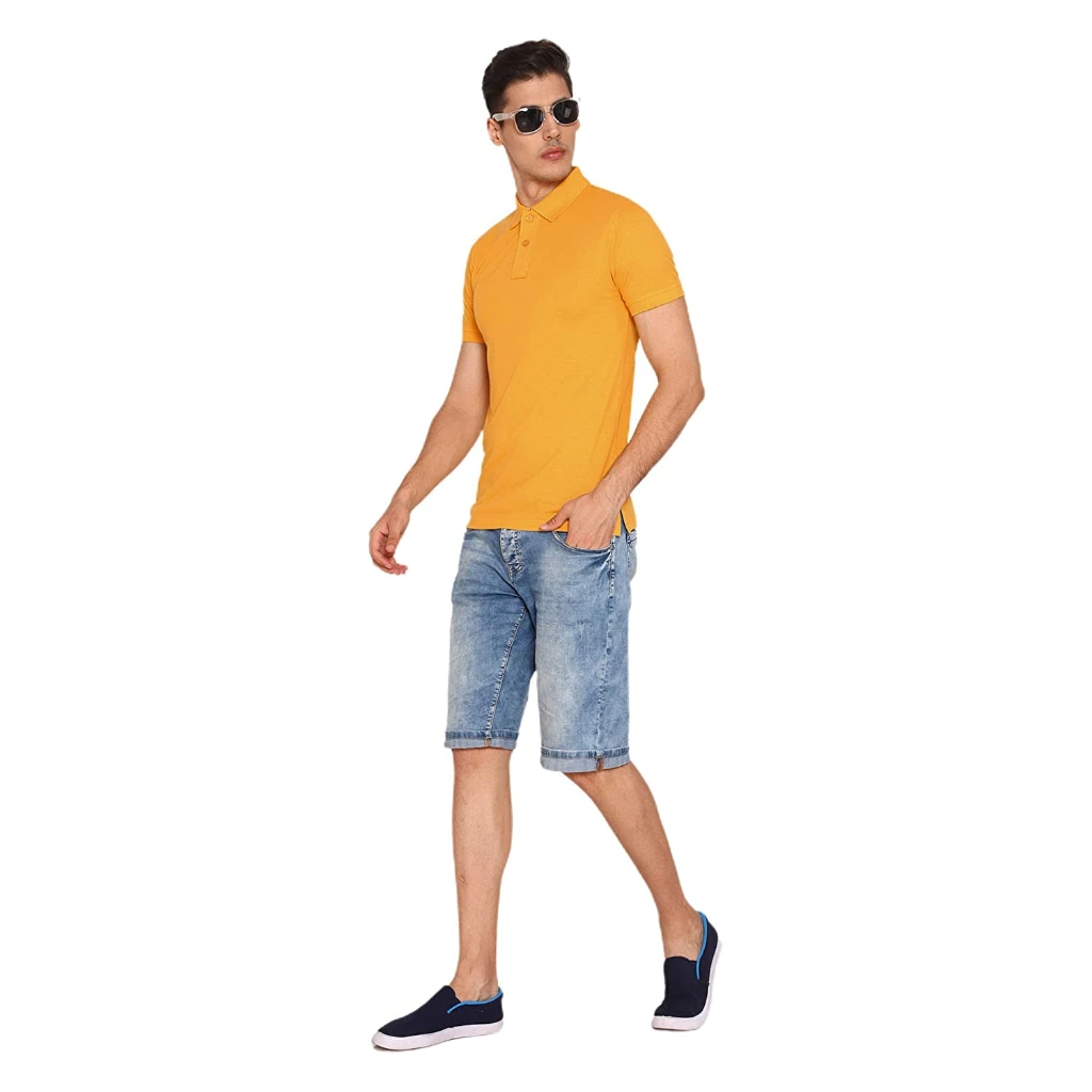 Yellow Half sleeve Tshirts.webp