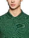 Dark Green polo neck cotton.webp