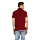maroon polo neck mens Back side.webp
