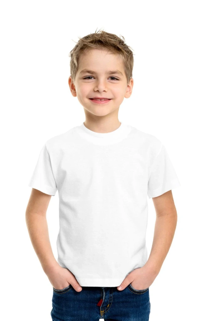 Double F Branded Round Neck Half Sleeve Solid T-Shirt for Boys