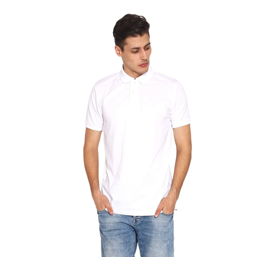 Double F Men's Cotton Polo T-Shirt Half Sleeve Collar  Regular fit T-shirts (Size: S to 2XL)