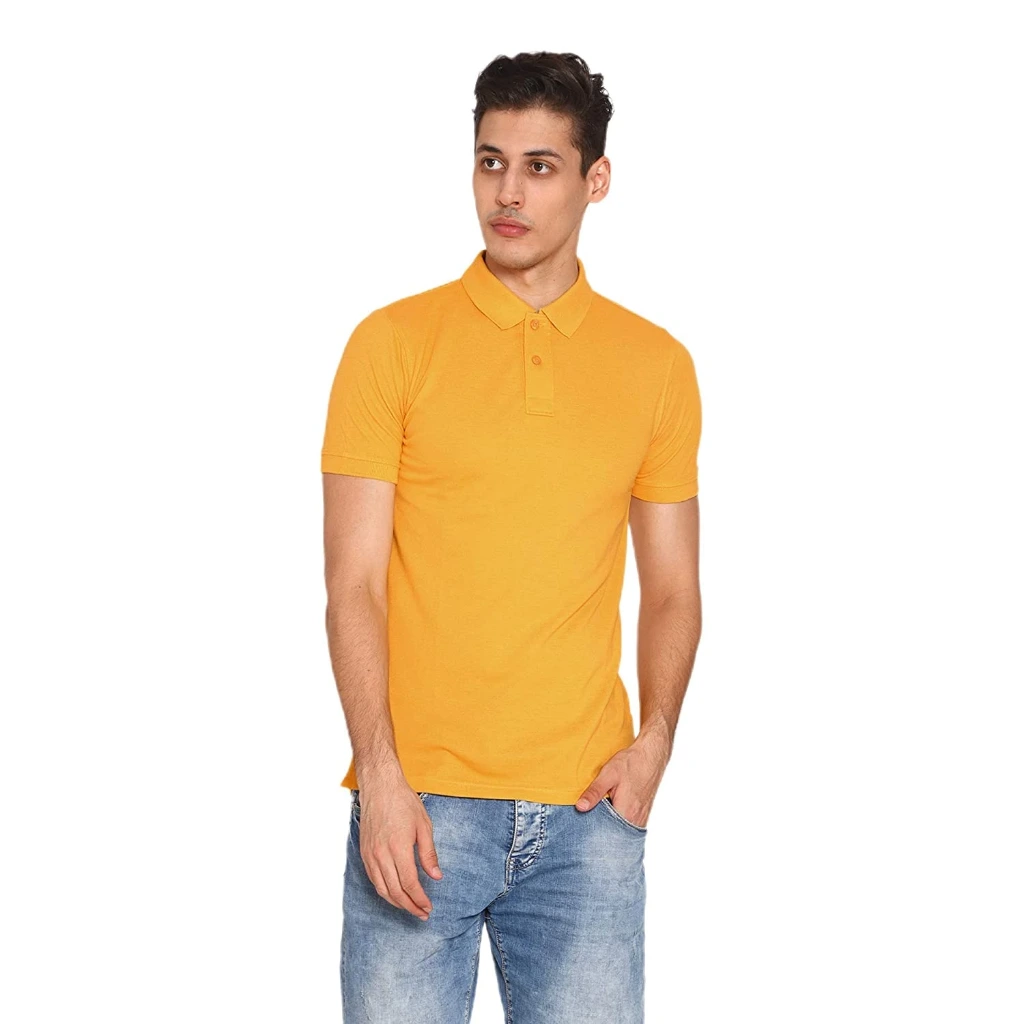 Double F Men's Cotton Polo T-Shirt Half Sleeve Collar  Regular fit T-shirts (Size: S to 2XL)