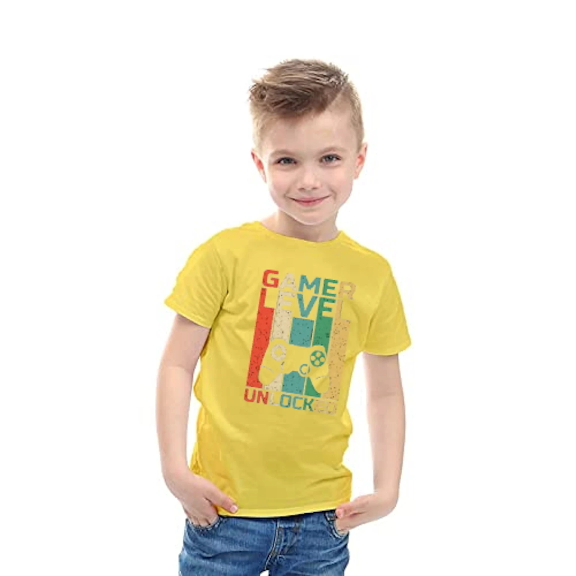 Double F Branded Round Neck Half Sleeve Solid T-Shirt for Boys