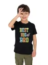 Double F Branded Round Neck Half Sleeve Best big bro Printed T-Shirt for Boys