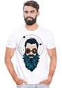 Double F Branded Round Neck Half Sleeve Beard Round Printed T-Shirts