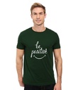 Double F Round Neck BE Positive Printed T-Shirts (copy)