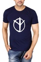 Double F printed cotton half sleeve T-Shirts for mens BWRN51NBLU
